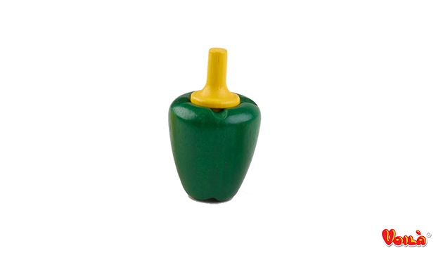 VOILA - WOODEN PLAY FOOD, GREEN PEPPER