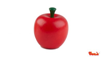 VOILA - WOODEN PLAY FOOD, RED APPLE