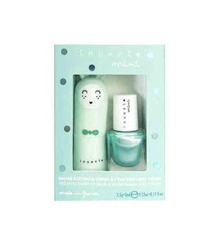 INUWET - DUO LIP GLOSS AND NAIL POLISH: AQUA