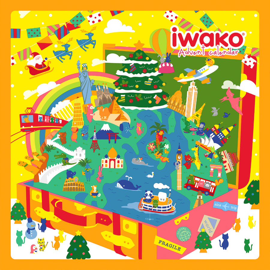 IWAKO ERASERS ADVENT CALENDAR 2023 Treetop Toy Shop IWAKO ERASERS ADVENT CALENDAR 2023 Treetop Toy Shop
