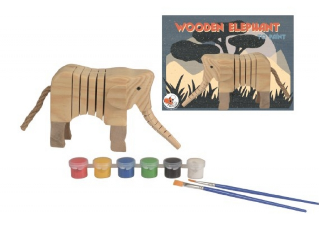 EGMONT - WOODEN ELEPHANT TO PAINT