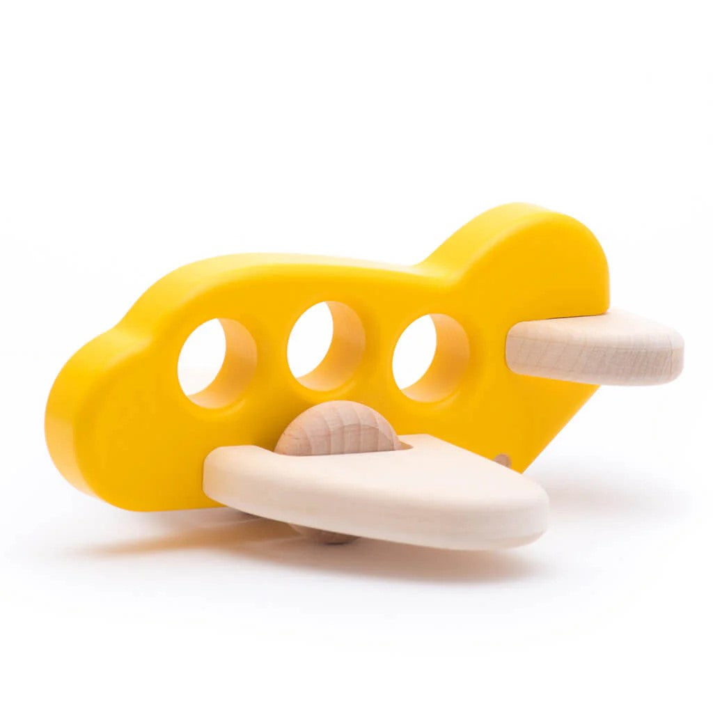 BAJO - WOODEN AEROPLANE: YELLOW