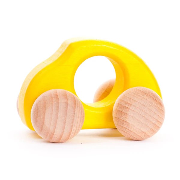 BAJO - WOODEN CAR DUBBY: YELLOW