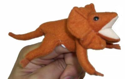 FINGER PUPPET - FRILLED LIZARD