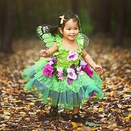 GREAT PRETENDERS - DRESS UP: GREEN FAIRY DELUX BLOOMS DRESS WITH WINGS Treetop Toy Shop GREAT PRETENDERS - DRESS UP: GREEN FAIRY DELUX BLOOMS DRESS WITH WINGS Treetop Toy Shop