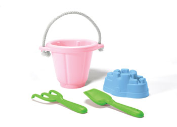 GREEN TOYS - SAND AND PLAY SET: PINK