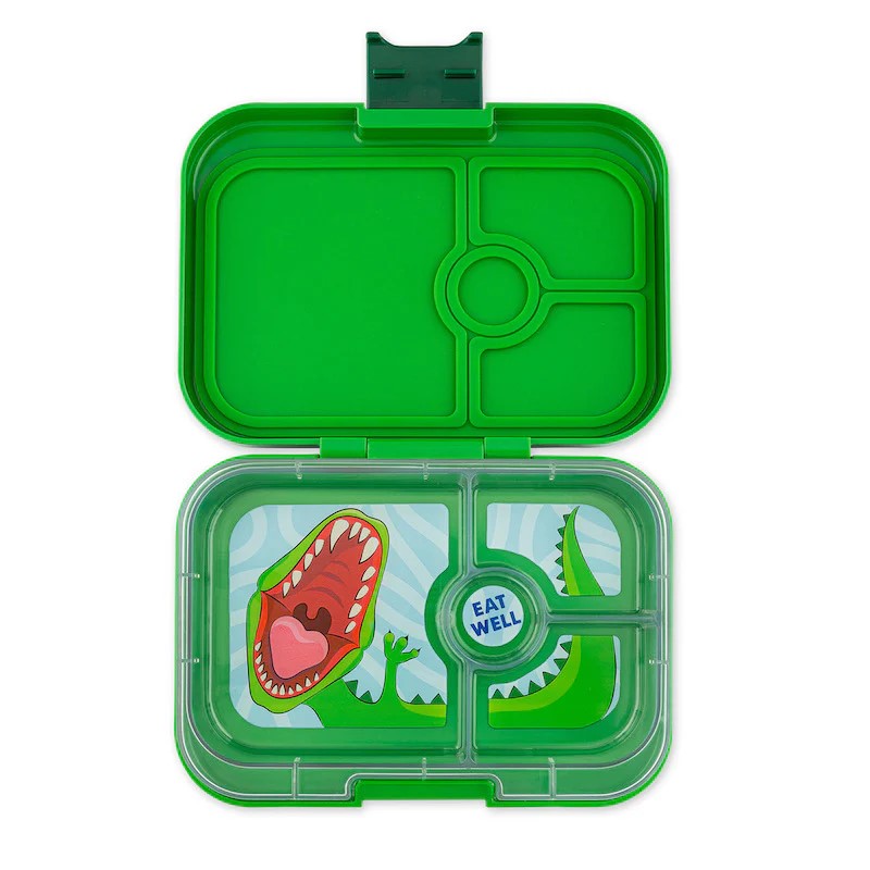 YUMBOX - PANINO 4C: JURASSIC GREEN DINOSAUR TRAY