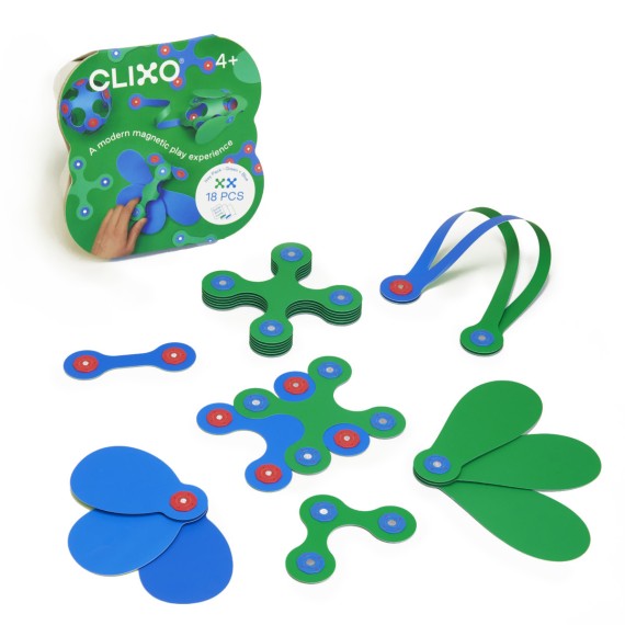 CLIXO - ITSY PACK: GREEN/BLUE