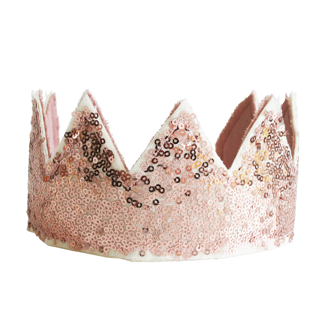 ALIMROSE - SEQUIN SPARKLE CROWN: ROSE GOLD