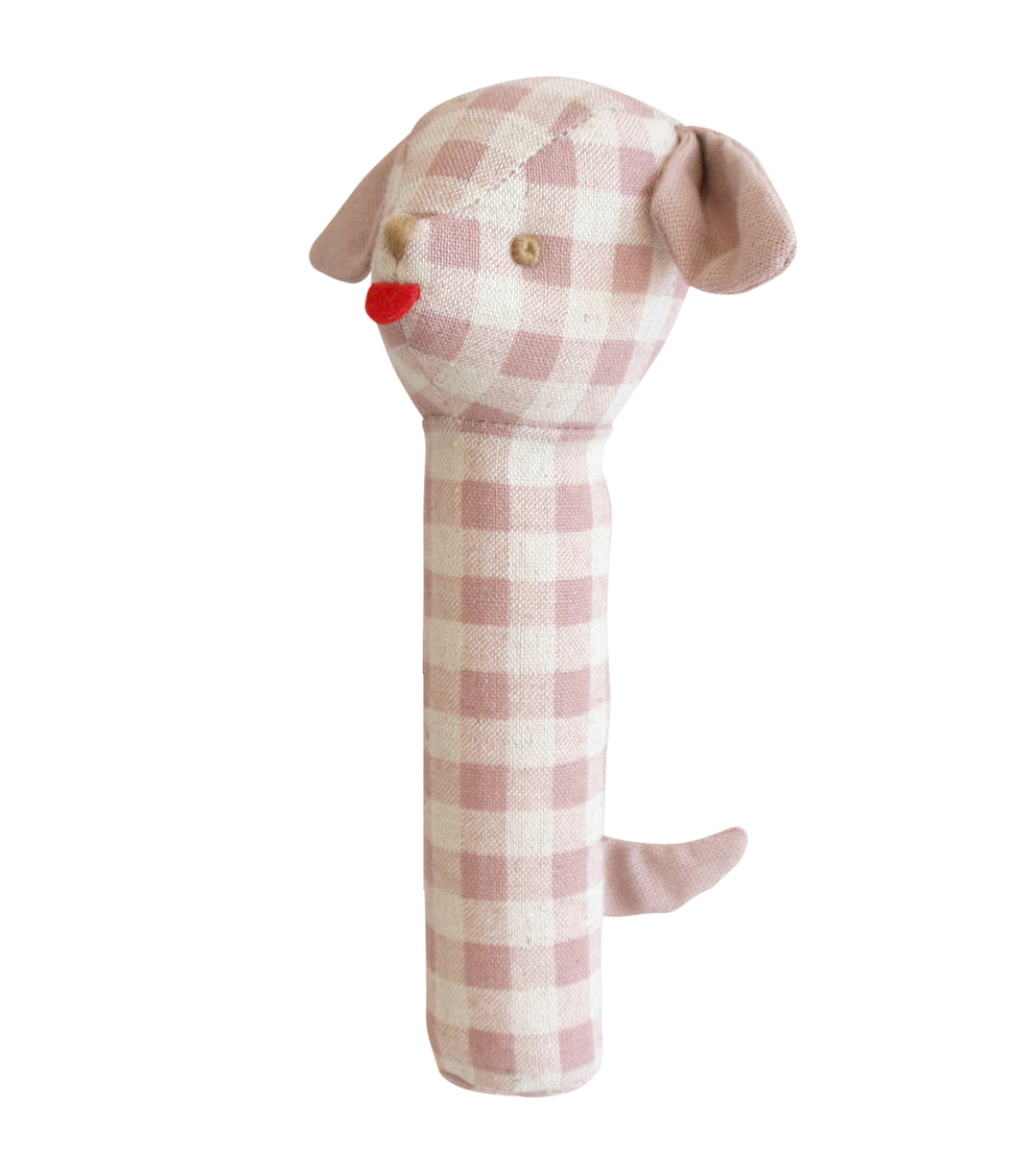 ALIMROSE - SQUEAKER PUPPY: ROSE CHECK