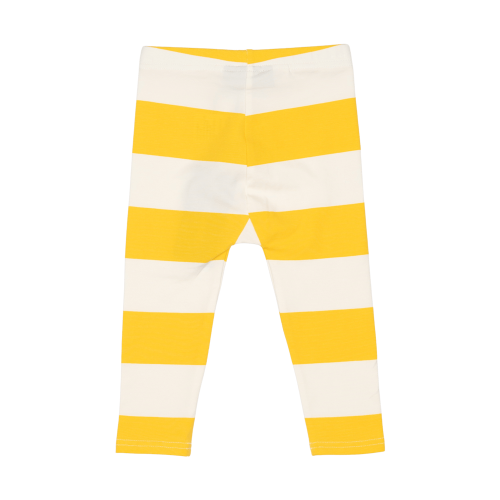 ROCK YOUR BABY - STRIPE BABY TIGHTS YELLOW [sz:3-6 MTHS]
