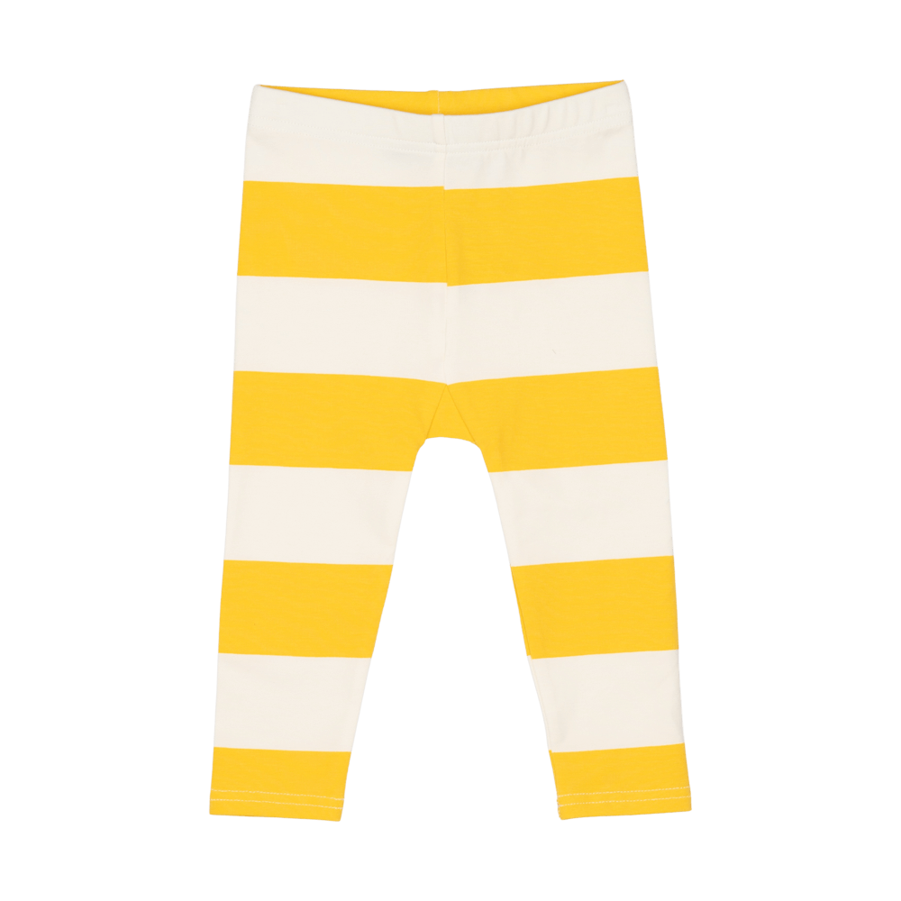 ROCK YOUR BABY - STRIPE BABY TIGHTS YELLOW [sz:3-6 MTHS]