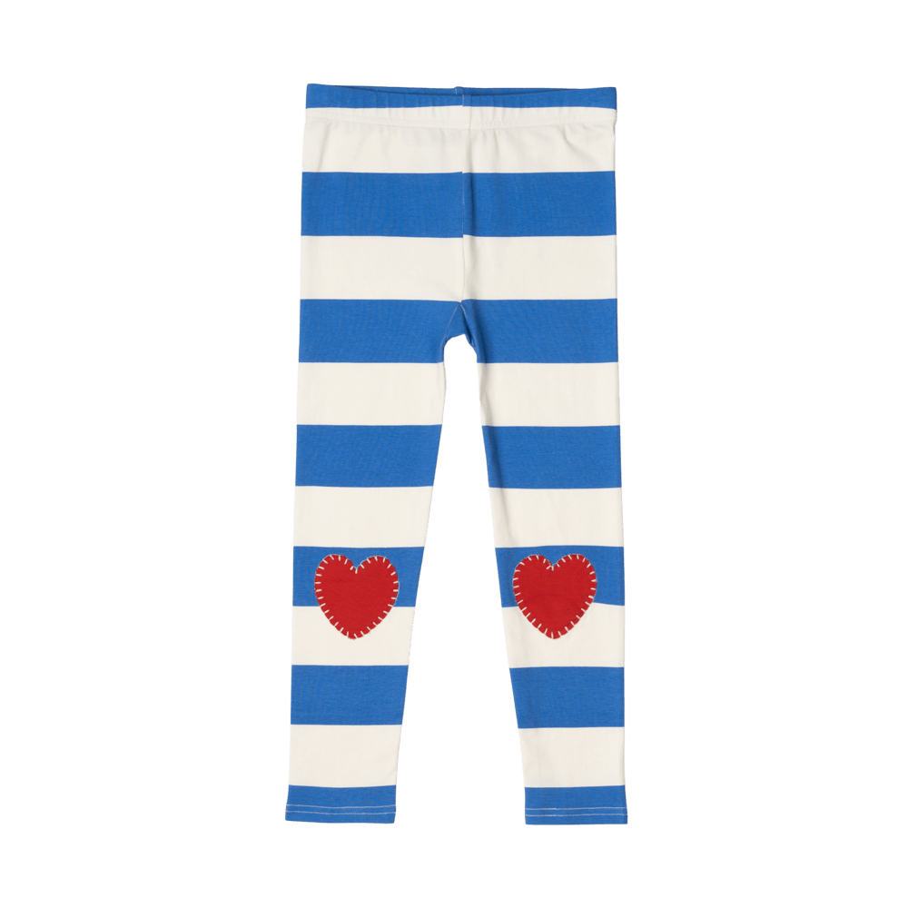 ROCK YOUR BABY - HEART TIGHTS BLUE/CREAM [sz:2 YRS]