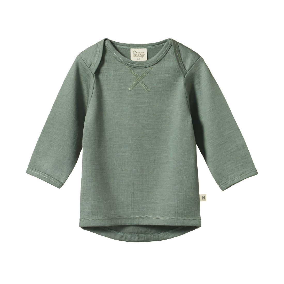 Nature Baby LS River Tee - Oak Leaf Thyme