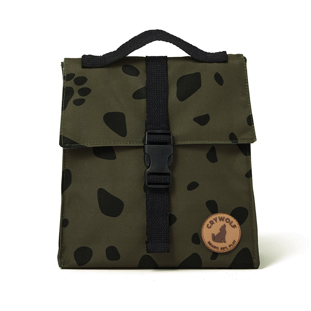 CRYWOLF - INSULATED LUNCH BAG - KHAKI STONES
