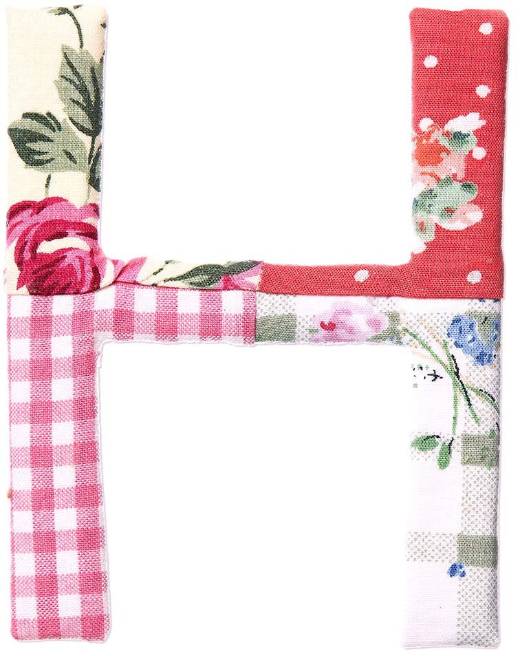 TOSHI - ALPHABET LETTER ROSE: H