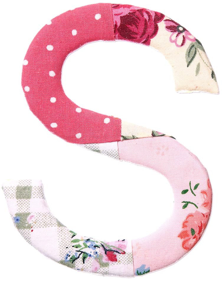 TOSHI - ALPHABET LETTER ROSE: S