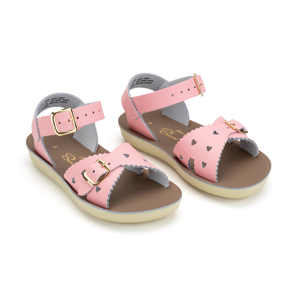 SALTWATER - KIDS SUNSAN SWEETHEART SANDAL: MATT PINK [sz:INFANT 6]
