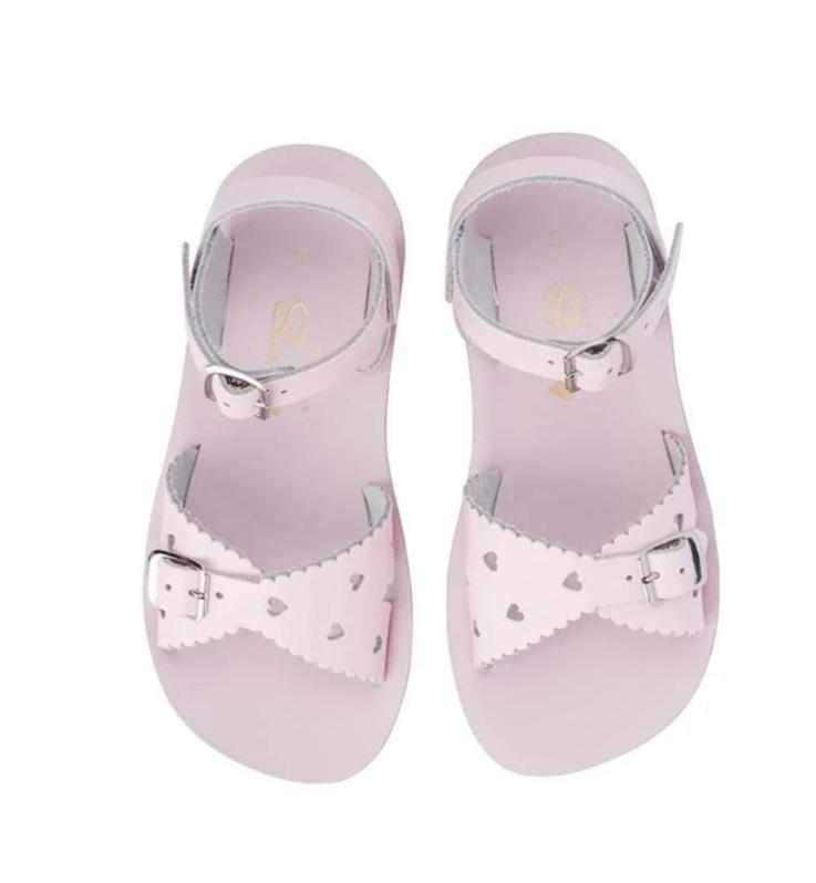 SALTWATER - KIDS SUNSAN SWEETHEART SANDAL: SHINY PINK [sz:INFANT 5]