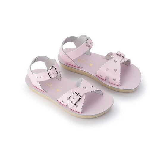 SALTWATER - KIDS SUNSAN SWEETHEART SANDAL: SHINY PINK [sz:INFANT 5]