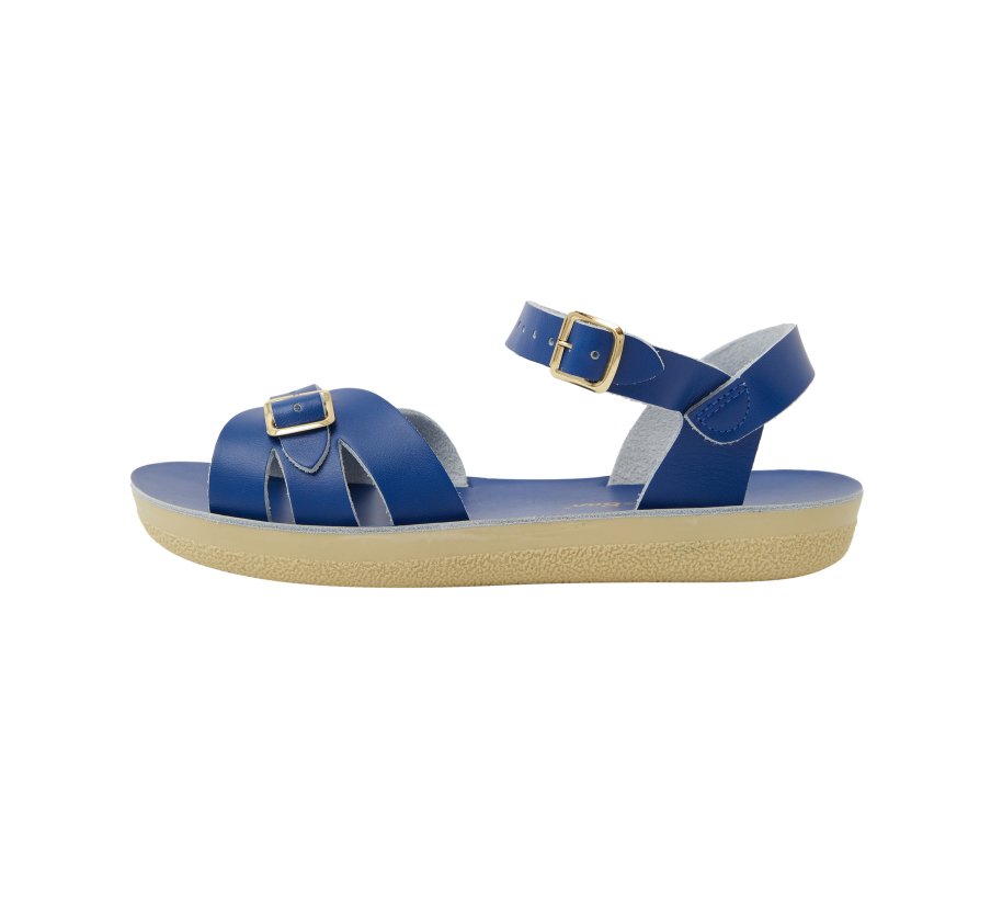 SALTWATER - ADULT BOARDWALK SANDAL: COBALT [sz:ADULT 4]