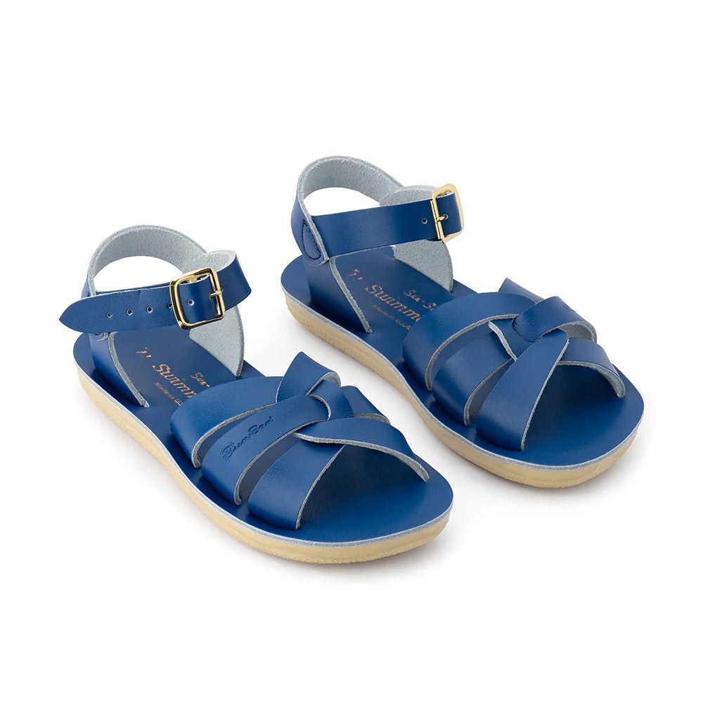 SALTWATER - KIDS SUNSAN SWIMMER SANDAL: COBALT [sz:INFANT 5]