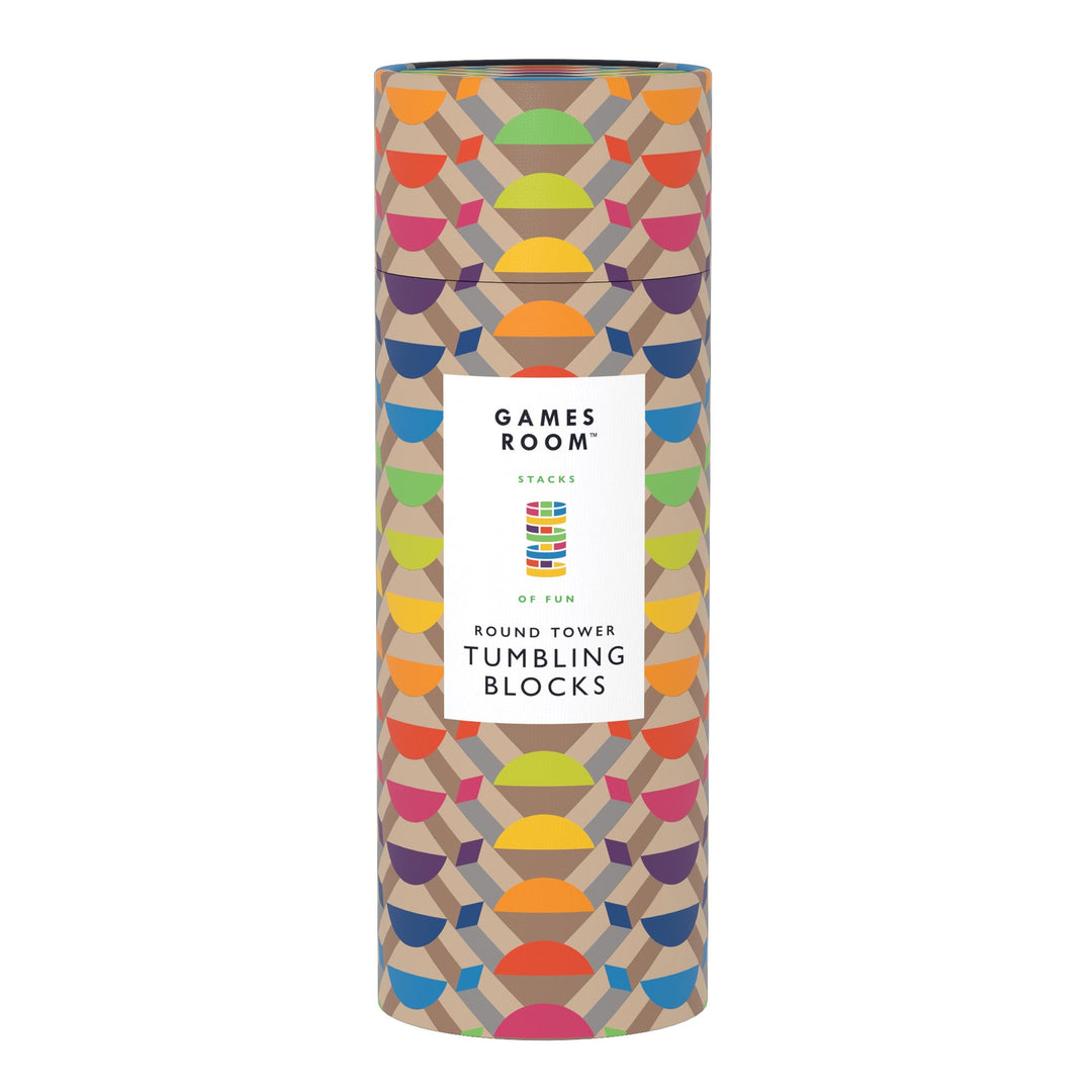 ISGIFT - GAMES ROOM ROUND TOWER TUMBLING BLOCKS