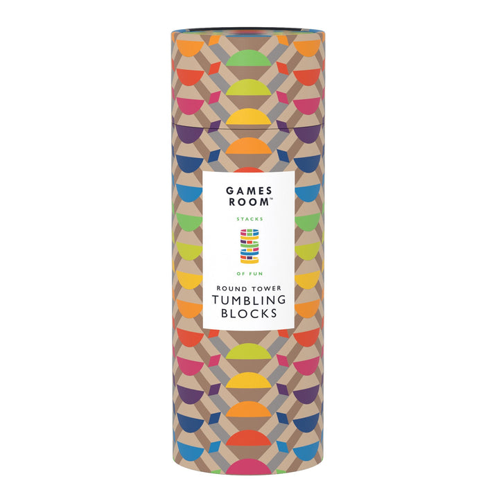 ISGIFT - GAMES ROOM ROUND TOWER TUMBLING BLOCKS