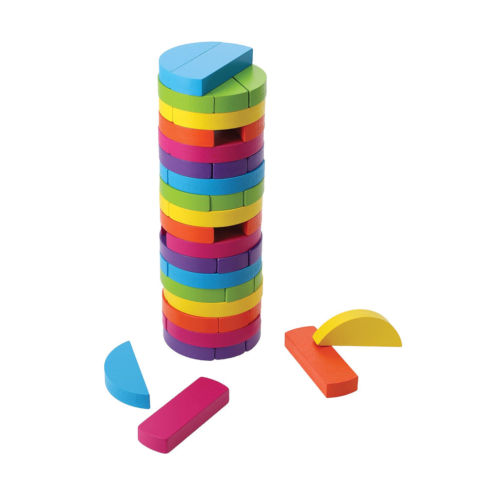 ISGIFT - GAMES ROOM ROUND TOWER TUMBLING BLOCKS