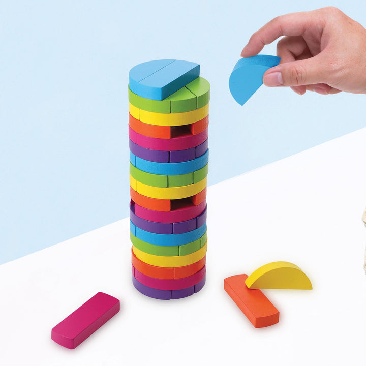 ISGIFT - GAMES ROOM ROUND TOWER TUMBLING BLOCKS
