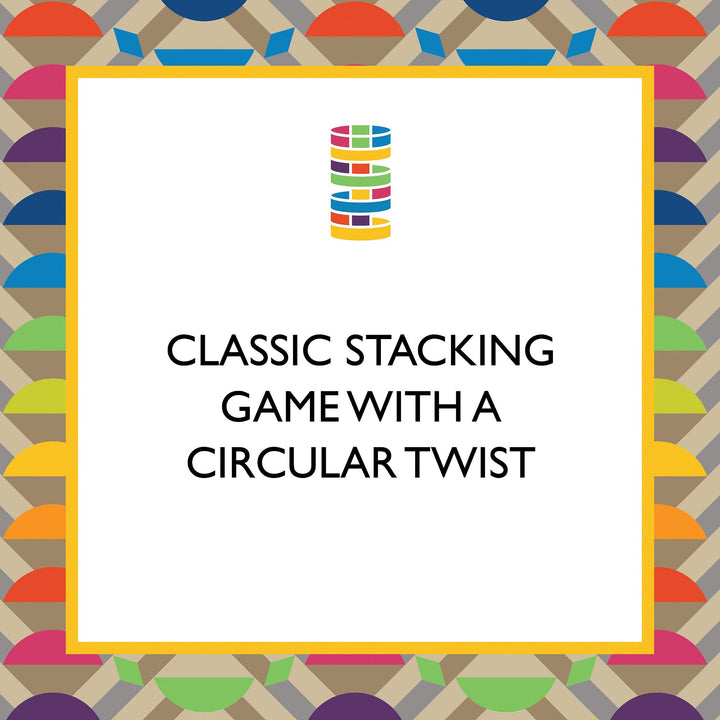 ISGIFT - GAMES ROOM ROUND TOWER TUMBLING BLOCKS