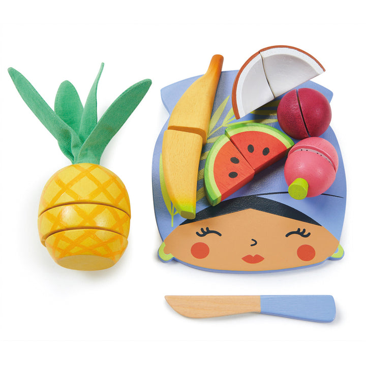 TENDER LEAF TOYS - TROPICAL FRUIT CHOPPING BOARD