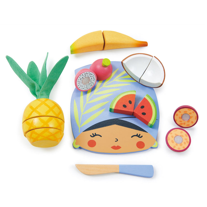 TENDER LEAF TOYS - TROPICAL FRUIT CHOPPING BOARD