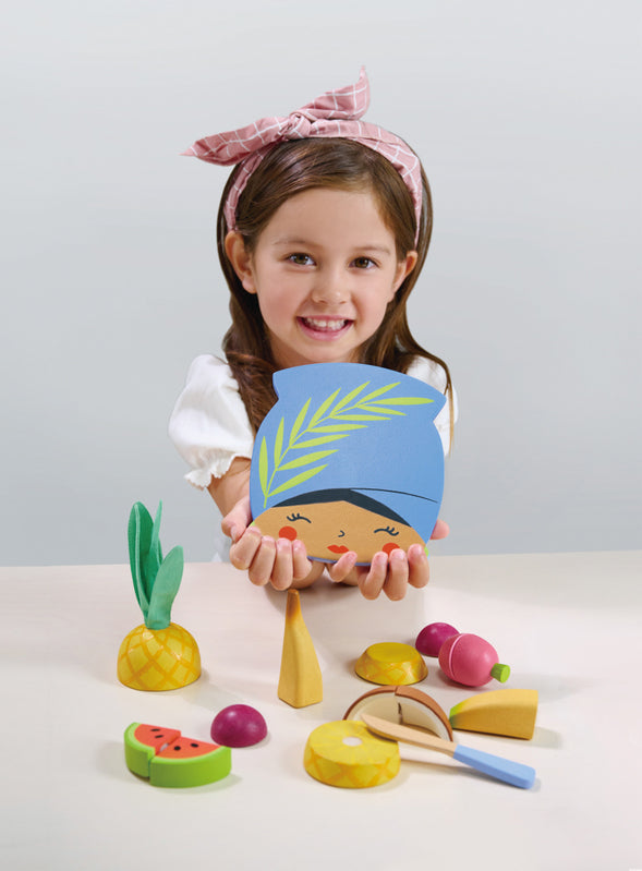 TENDER LEAF TOYS - TROPICAL FRUIT CHOPPING BOARD