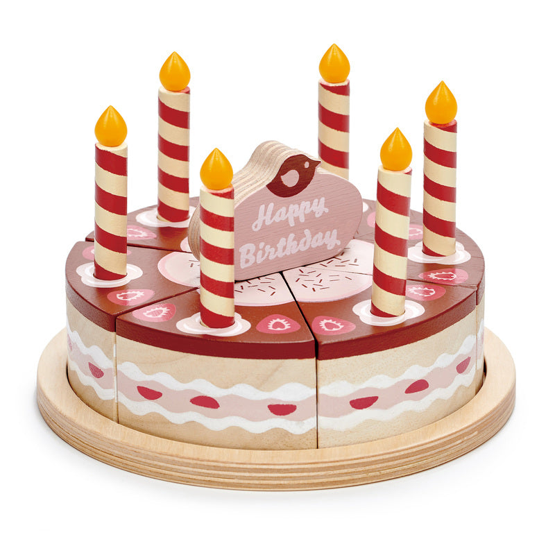 TENDER LEAF TOYS - CHOCOLATE BIRTHDAY CAKE 