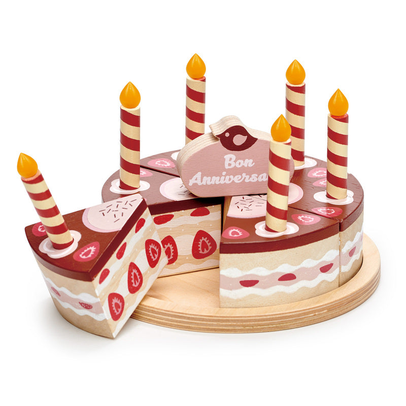 TENDER LEAF TOYS - CHOCOLATE BIRTHDAY CAKE 