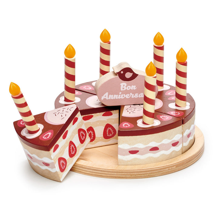 TENDER LEAF TOYS - CHOCOLATE BIRTHDAY CAKE 