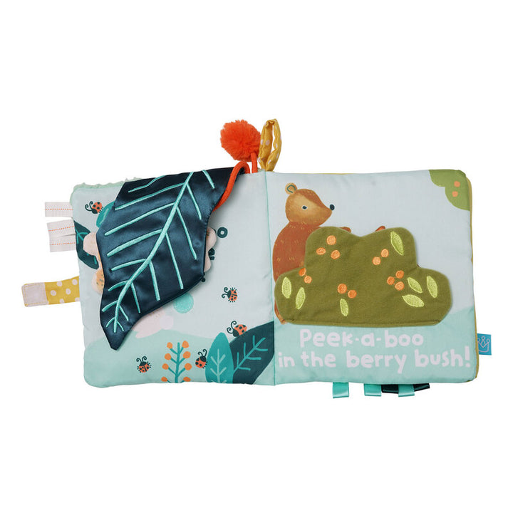 MANHATTAN TOY - FABRIC BOOK: PEEK A BOO BUNNY 