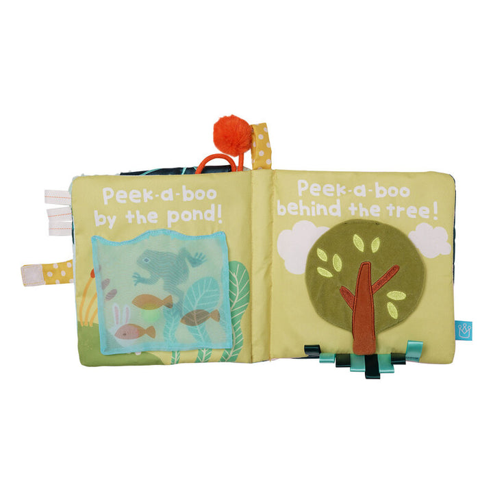MANHATTAN TOY - FABRIC BOOK: PEEK A BOO BUNNY 