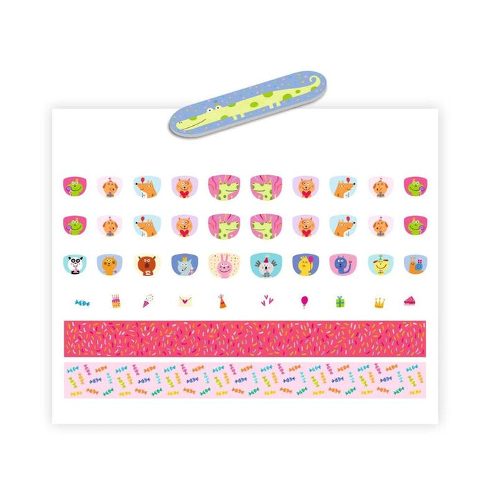 DJECO - NAIL STICKERS: HAPPY BIRTHDAY              