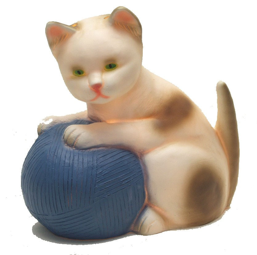 HEICO - CAT WITH BLUE WOOL LAMP