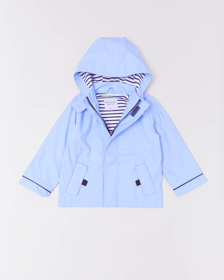 RAINKOAT - STRIPY SAILOR: LAVENDER [sz:0-1 YRS]