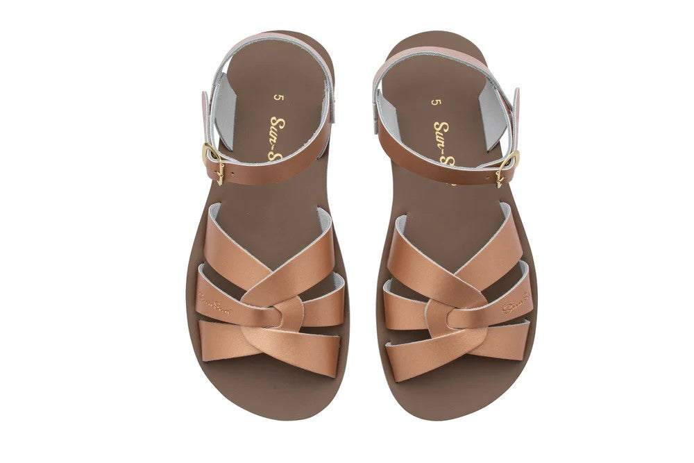 SALTWATER - KIDS SUNSAN SWIMMER SANDAL: ROSE GOLD [sz:INFANT 6]