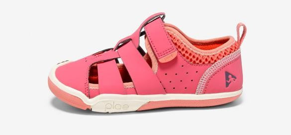 PLAE SHOES - SAM SANDAL: LIVING CORAL