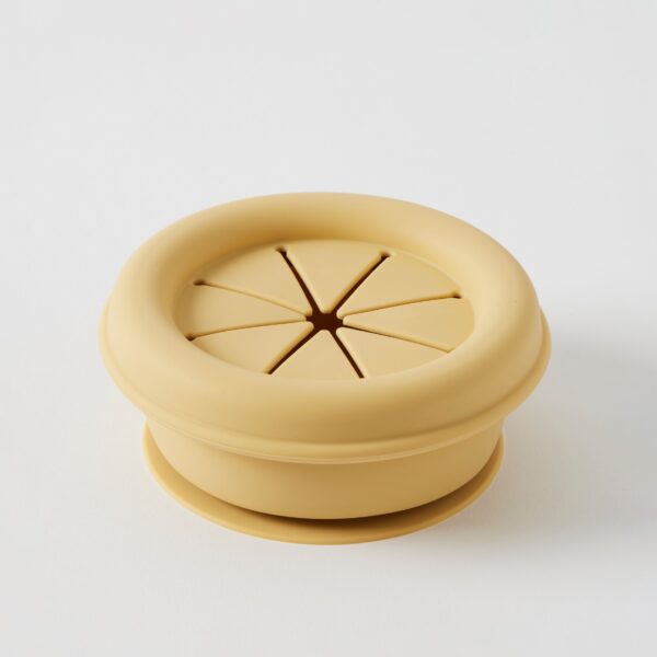 NORDIC KIDS - HENNY SILICONE COLLAPSIBLE SNACK CUP: LEMON 