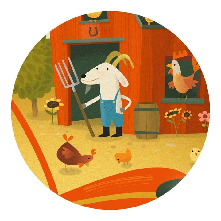DJECO - SILHOETTE PUZZLE: TRACTOR                      