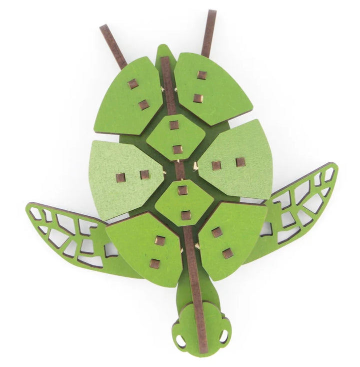 LITTLE AND WOOD - TURTLE A5 WOODEN KIT