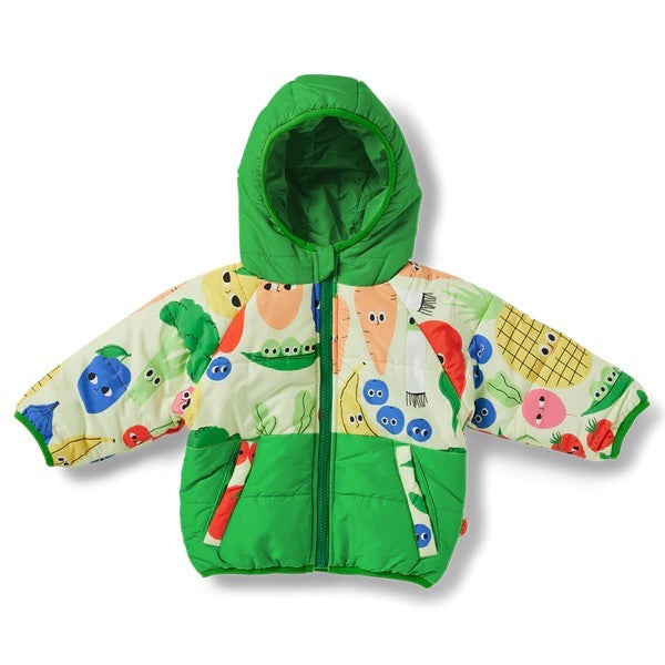 HALCYON NIGHTS - HAPPY HARVEST KIDS PUFFER [sz:6-12 MTHS] 