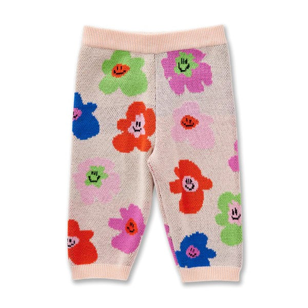 HALCYON NIGHTS - HEJ BLOMMA KNITTED PANT [sz:6-12 MTHS]