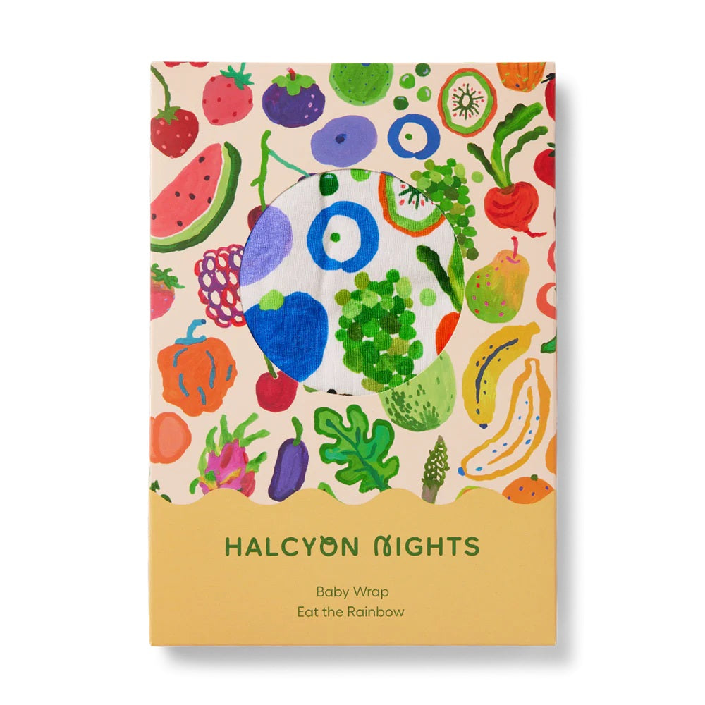 HALCYON NIGHTS - EAT THE RAINBOW BABY WRAP